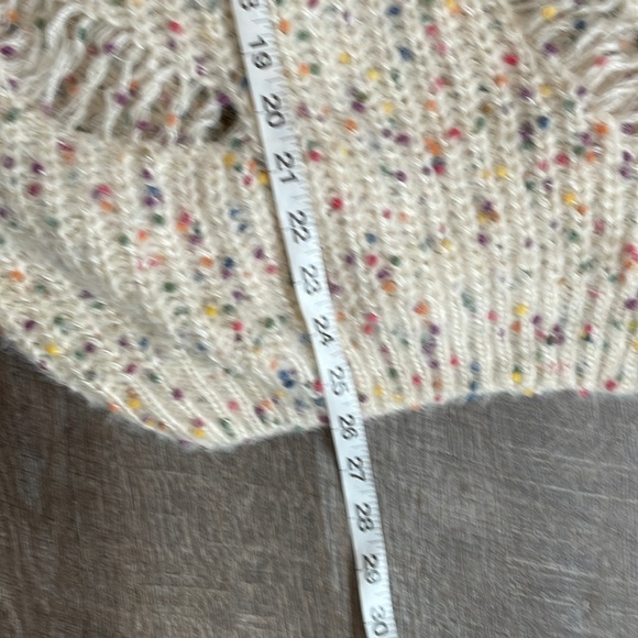 POL Distressed Speckled Confetti Knit Sweater size L - Picture 16 of 16